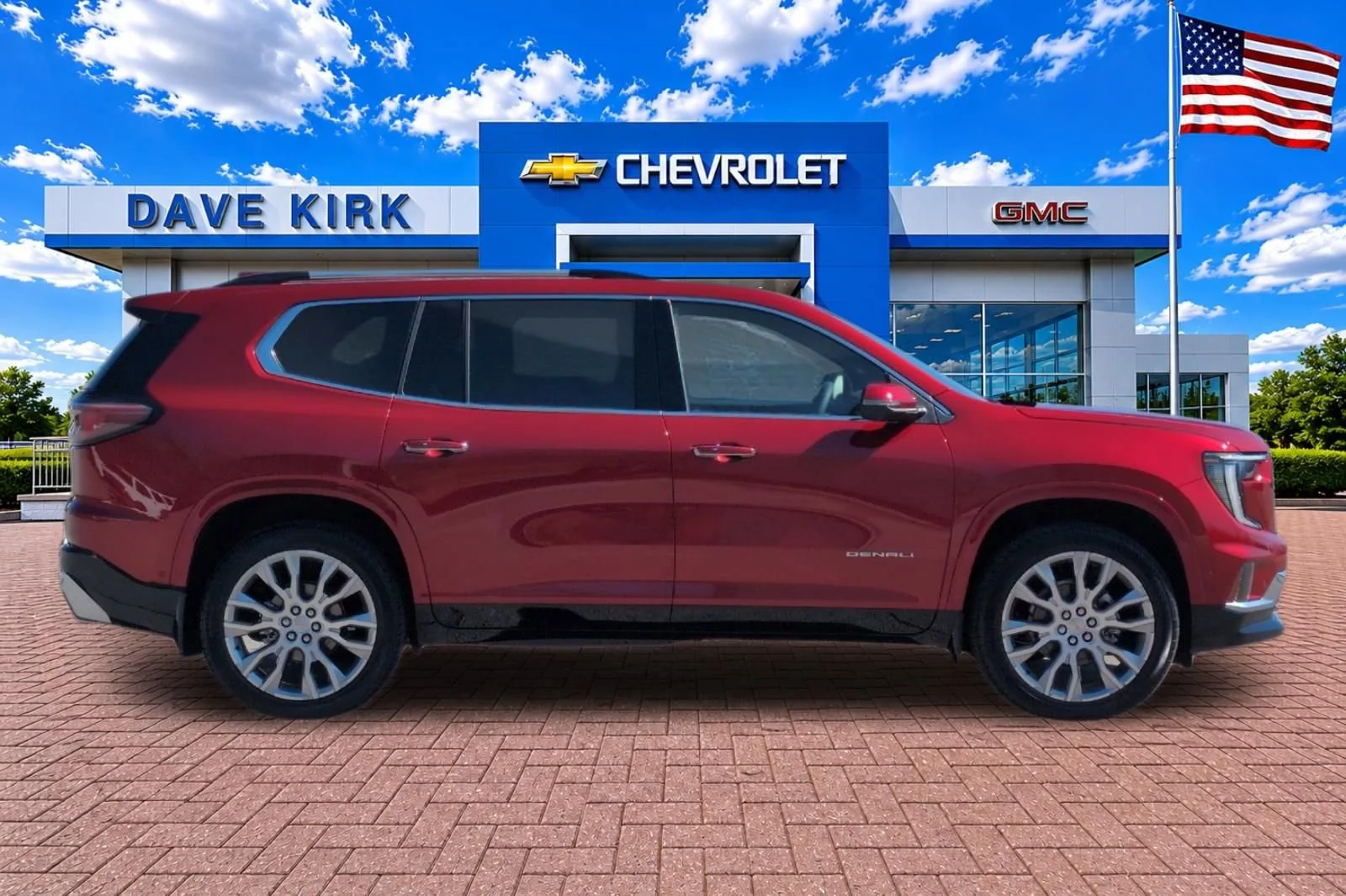 New 2026 Volcanic Red Tintcoat GMC Denali image 2
