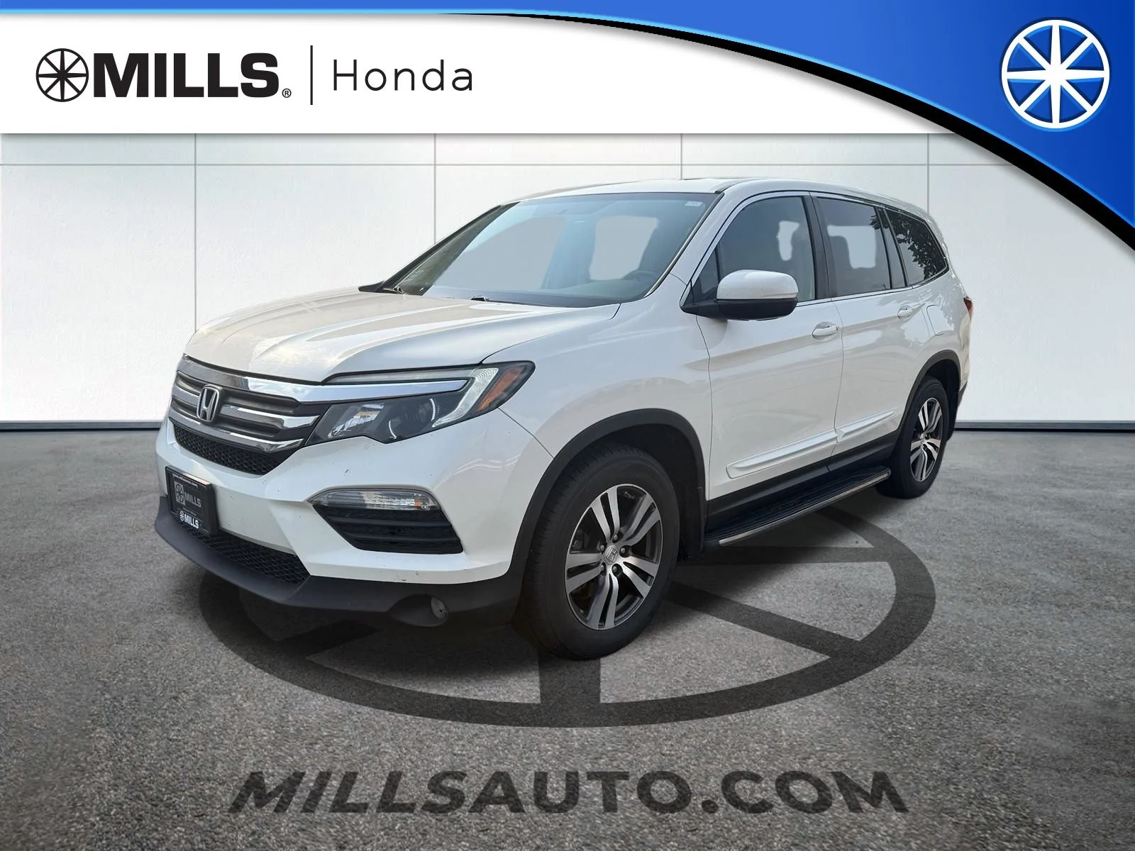 Used 2016 White Diamond Pearl Honda EX-L image 1