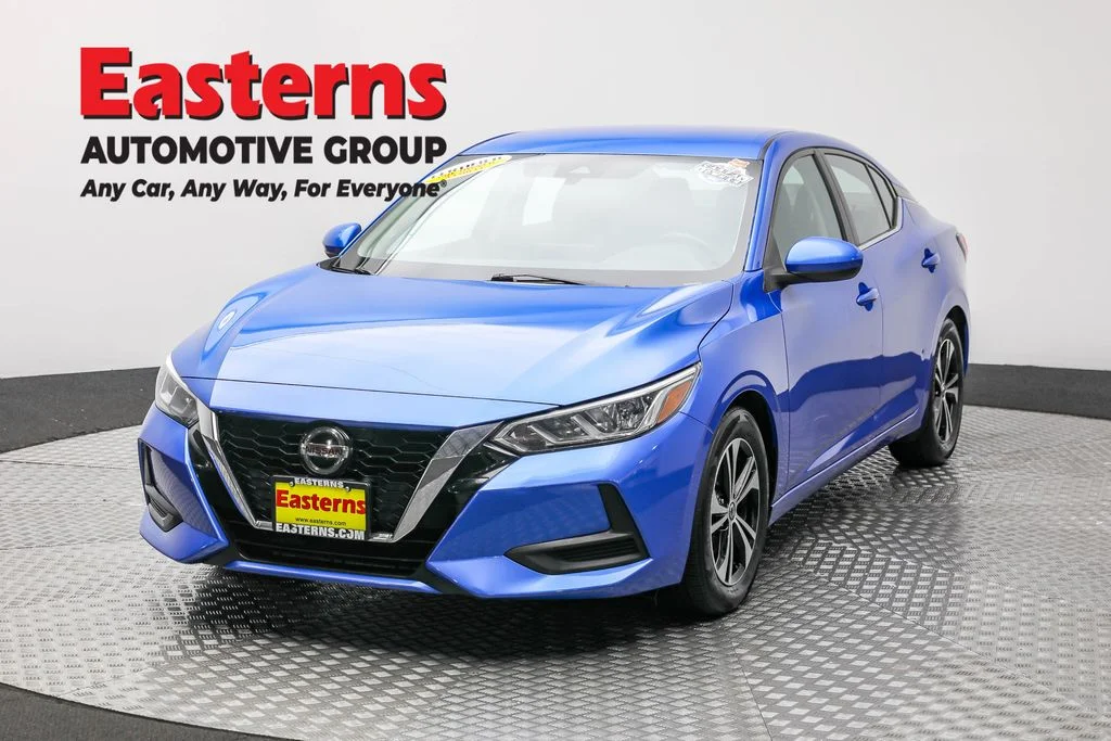 Used 2021 Blue Nissan SV image 1