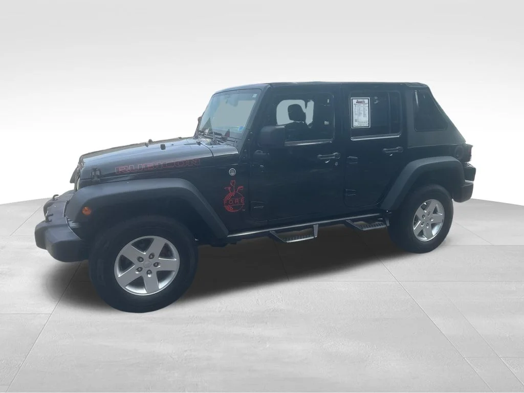 Used 2014 Black Jeep Unlimited Rubicon image 4