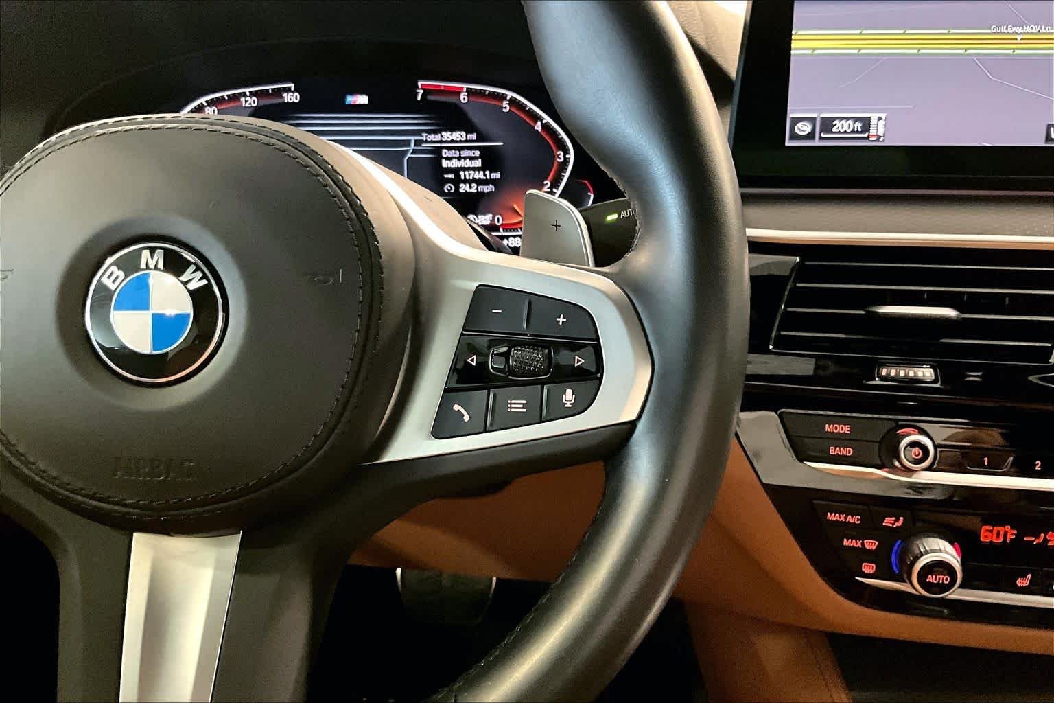 Used 2022 Bluestone Metallic BMW 530i image 22
