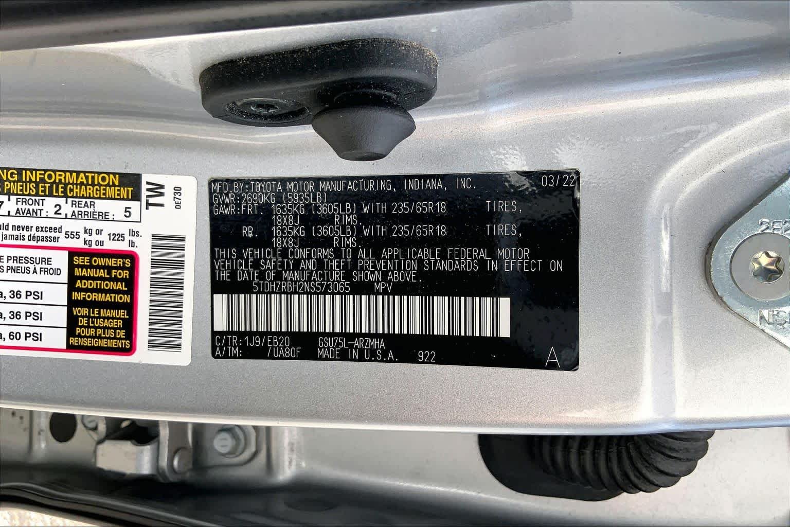 Used 2022 Celestial Silver Metallic Toyota XLE image 36