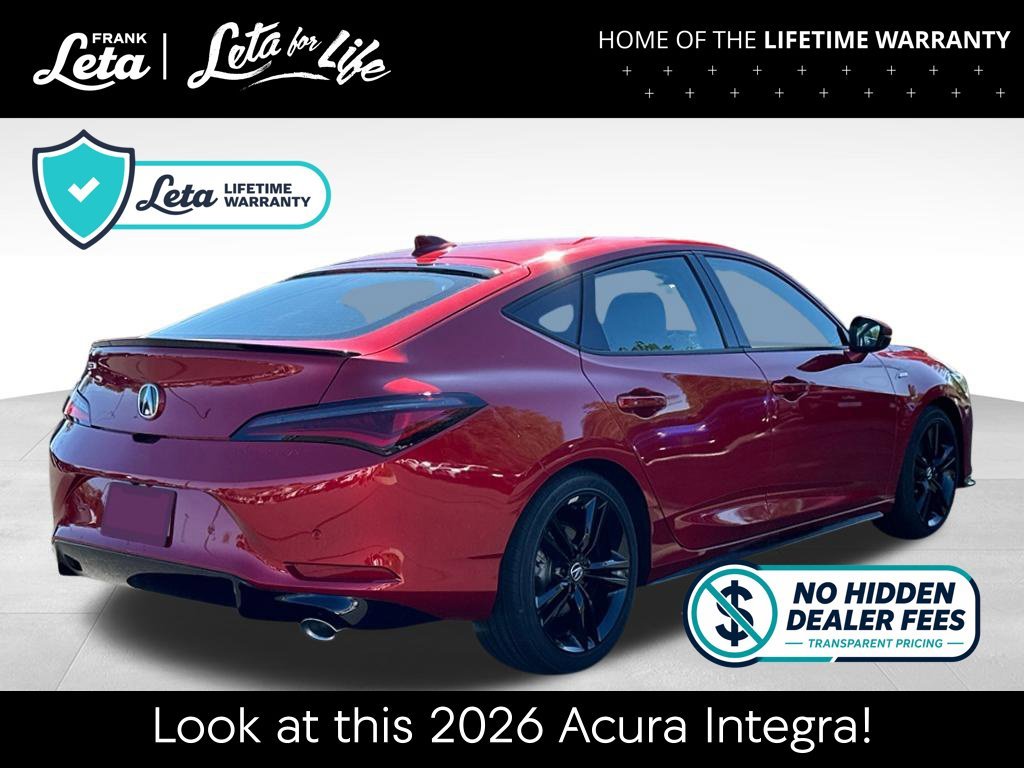 New 2026 Performance Red Pearl Acura w/A-Spec Technology Package image 4