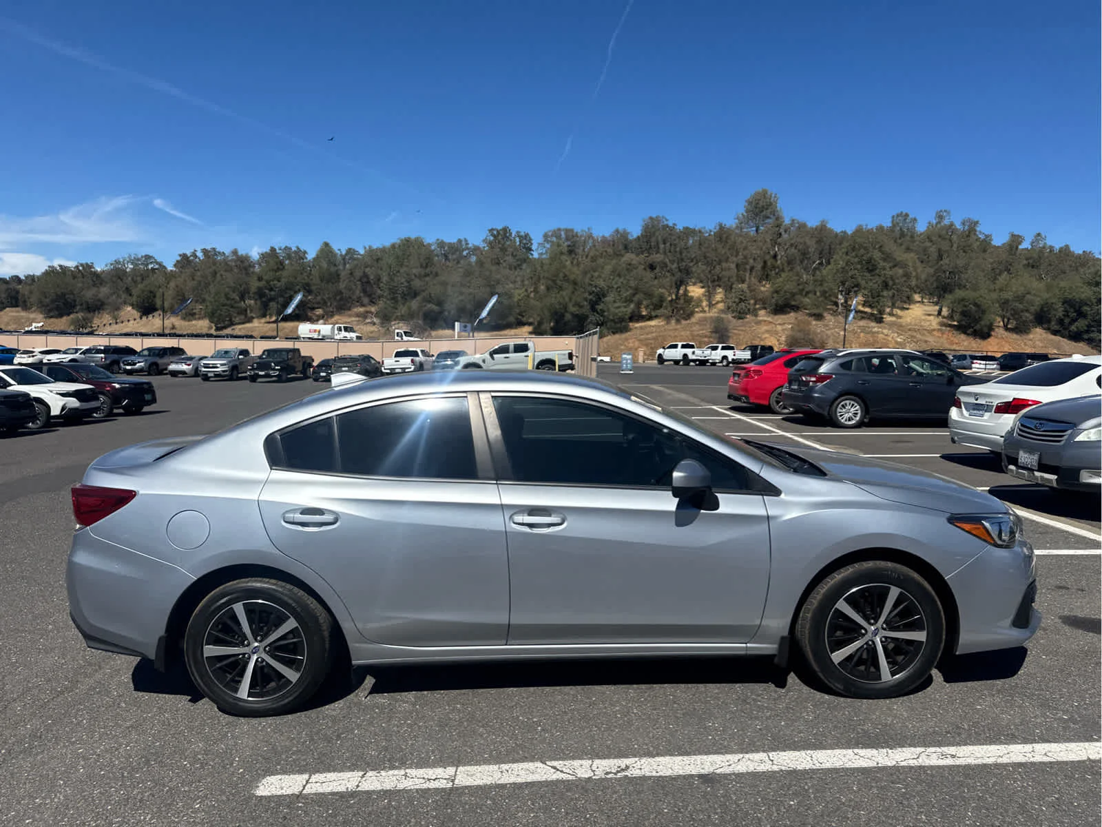 Used 2021 Ice Silver Metallic Subaru Premium image 4
