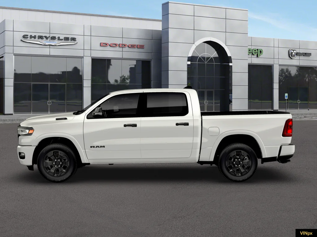 New 2026 Bright White Clear-Coat Exterior Paint RAM Big Horn/Lone Star image 3