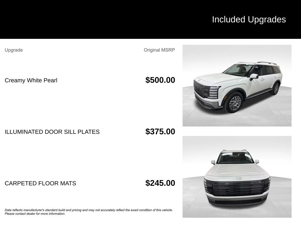 New 2026 White Hyundai SEL image 2