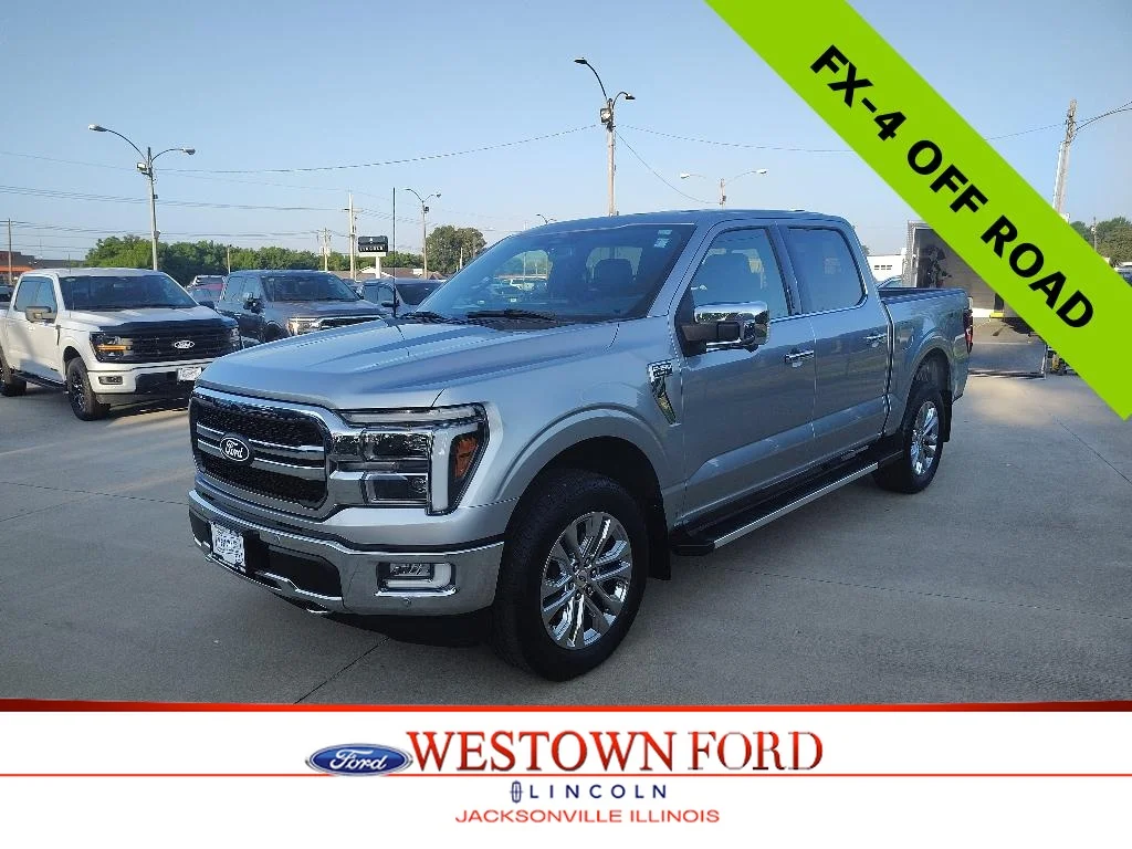 Used 2024 Iconic Silver Metallic Ford LARIAT image 1