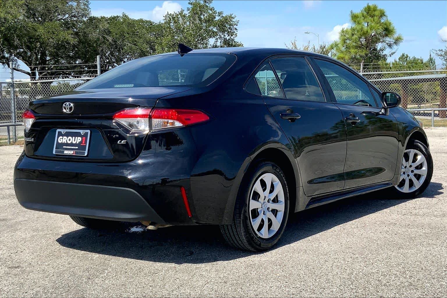 Used 2024 Midnight Black Metallic Toyota LE image 13