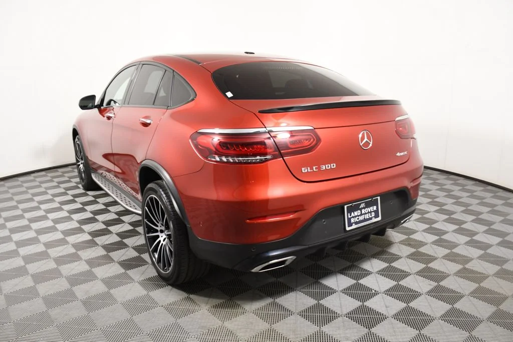Used 2021 designo Cardinal Red Metallic Mercedes-Benz GLC 300 Coupe image 4