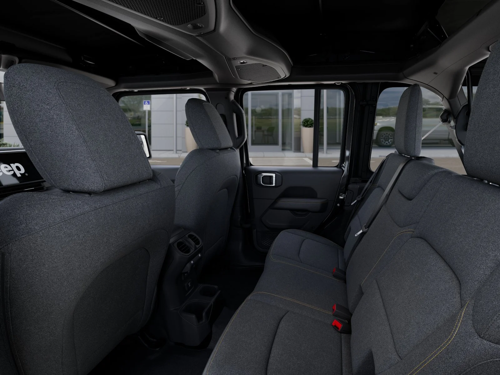 New 2025 Granite Crystal Metallic Clear-Coat Exterior Paint Jeep Sahara image 41