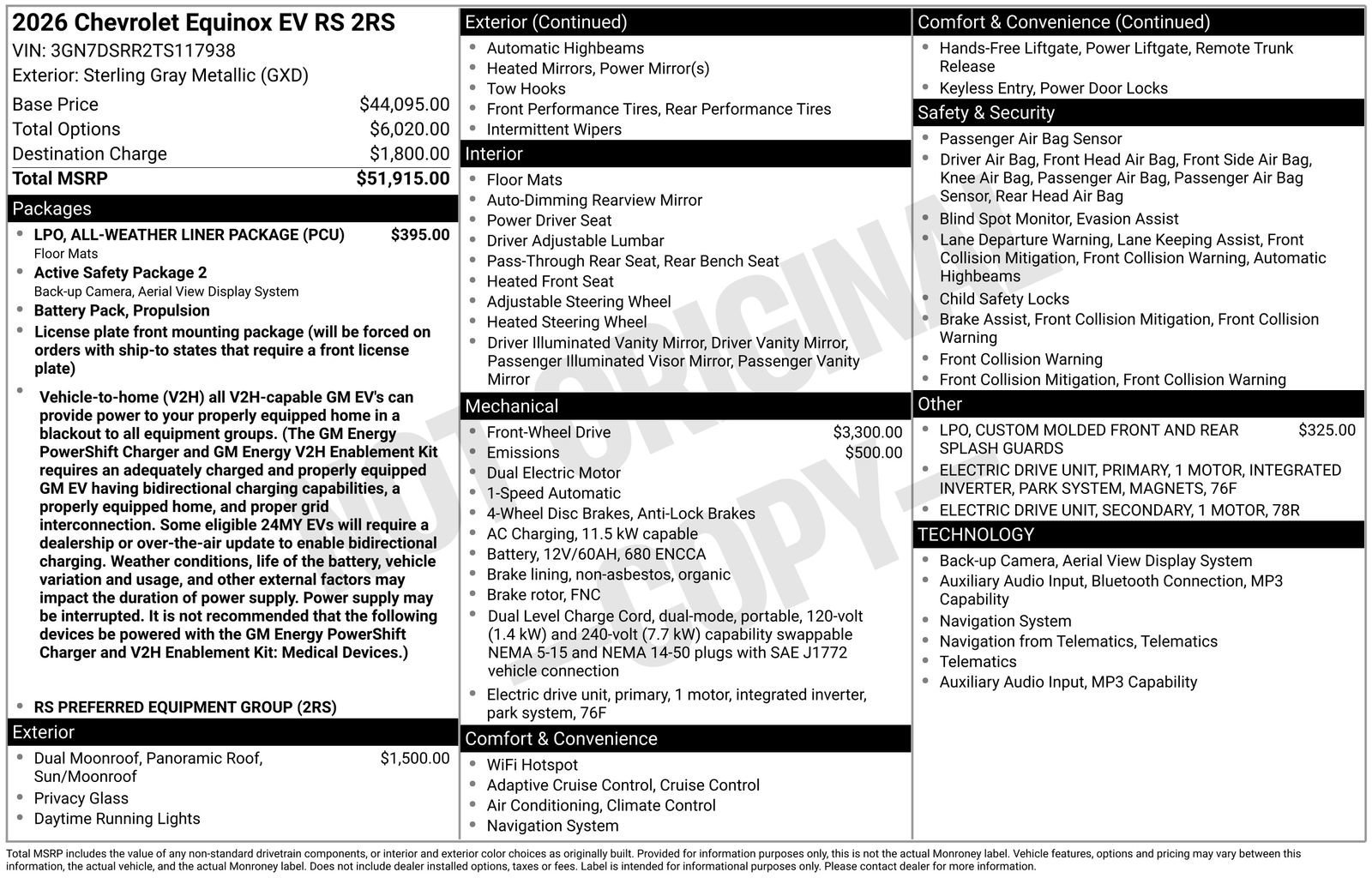 2026 Chevrolet Equinox EV RS - Photo 15