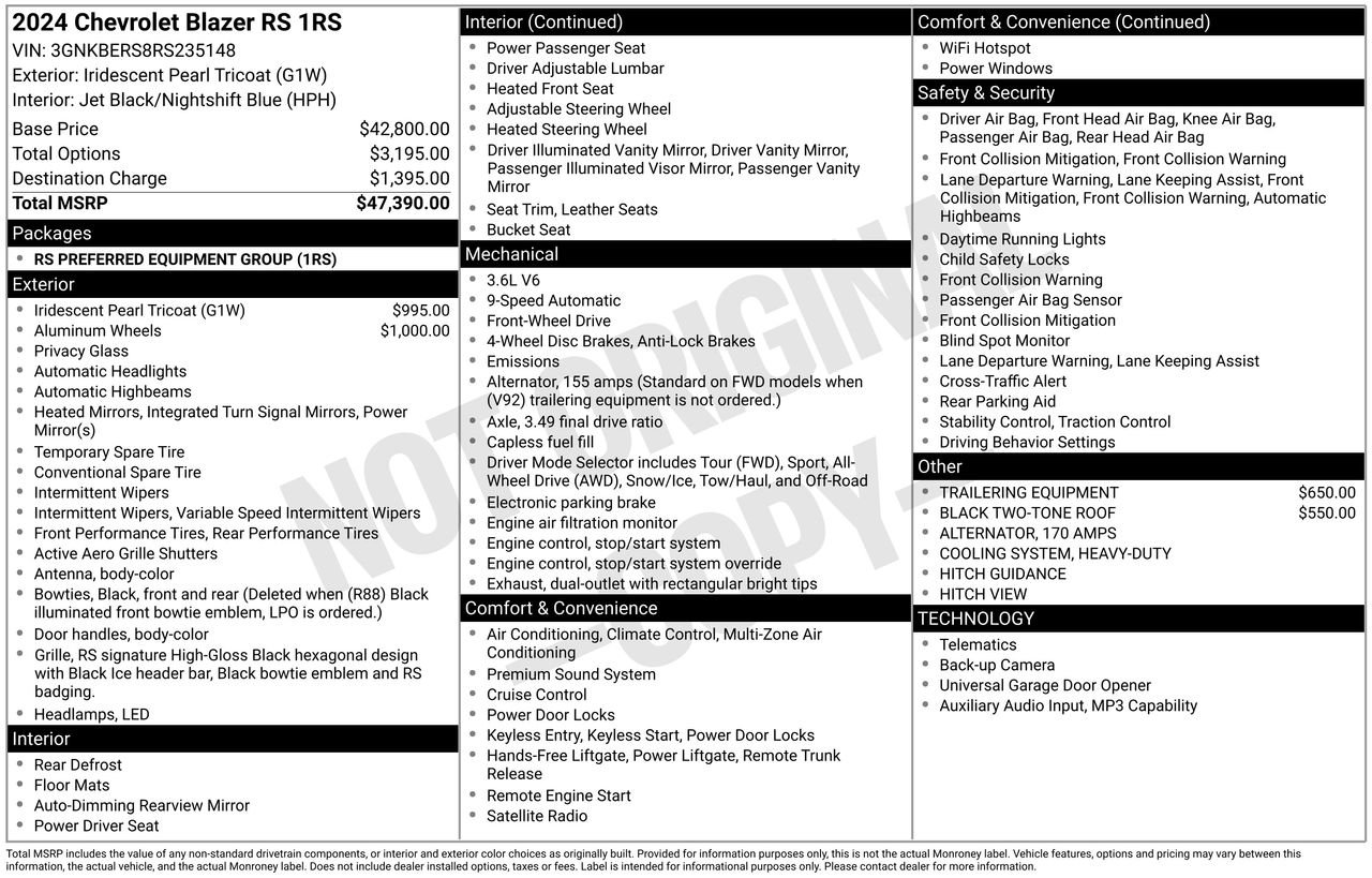 Used 2024 Beige Chevrolet RS image 42