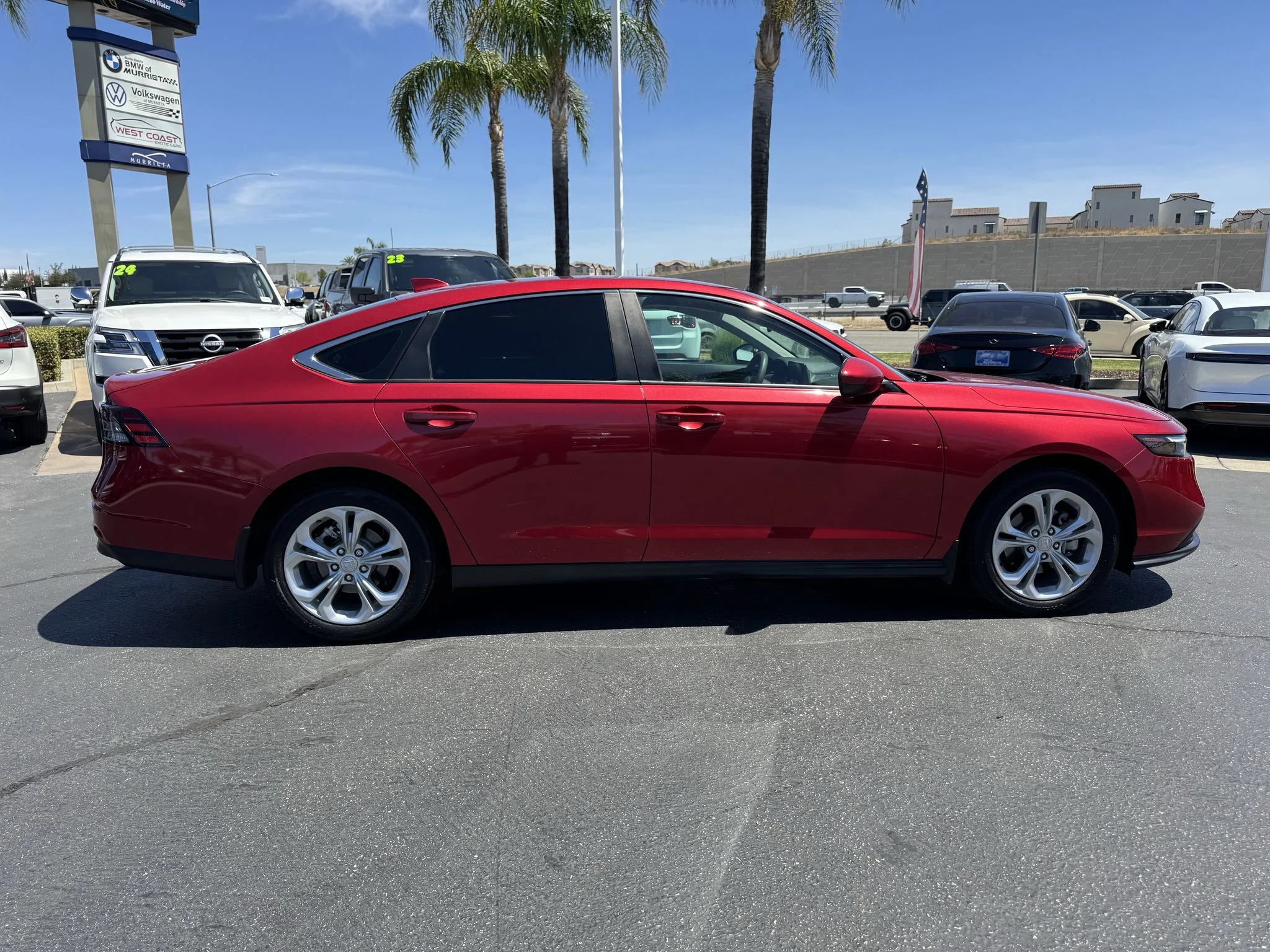 Used 2023 Radiant Red Metallic Honda LX image 9