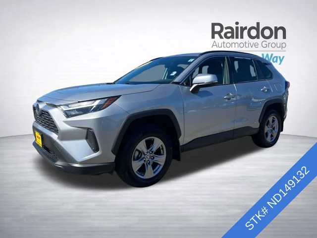 Used 2022 Silver Sky Metallic Toyota Hybrid XLE image 3
