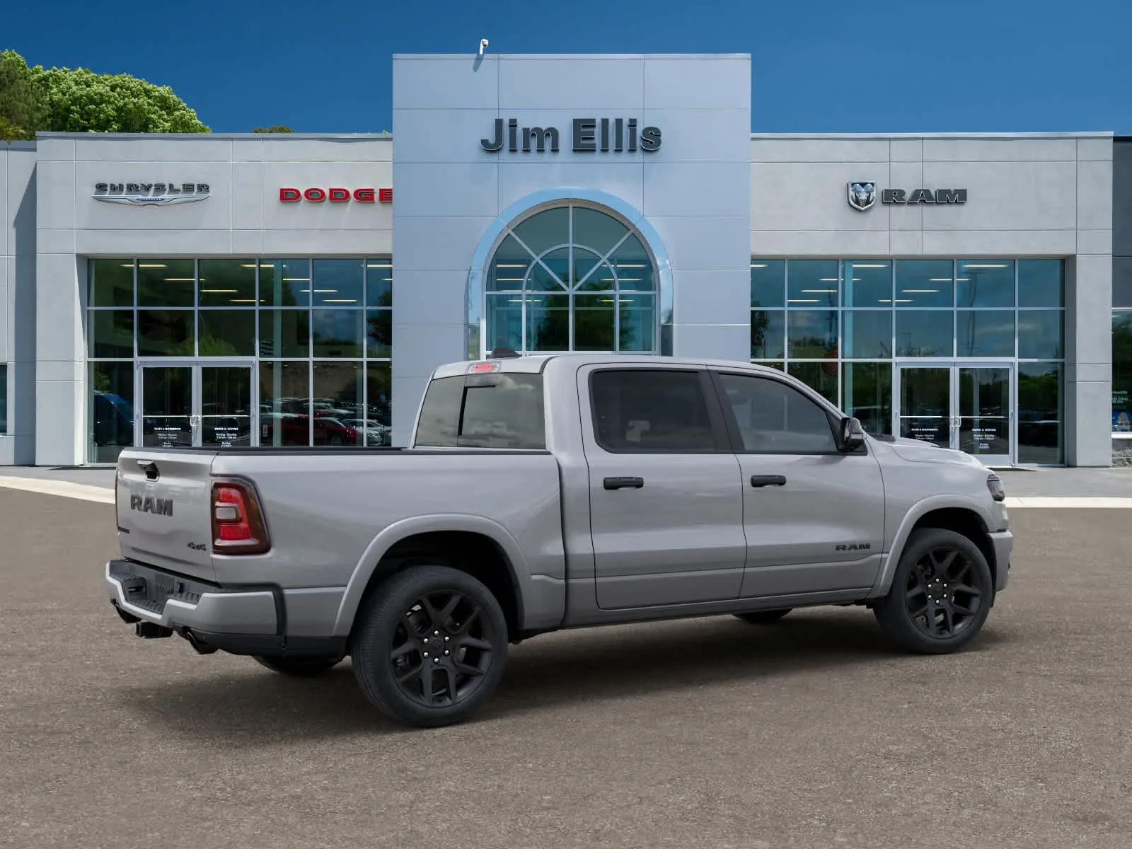 New 2026 Billet Silver Metallic Clear-Coat Exterior Paint RAM Laramie image 4