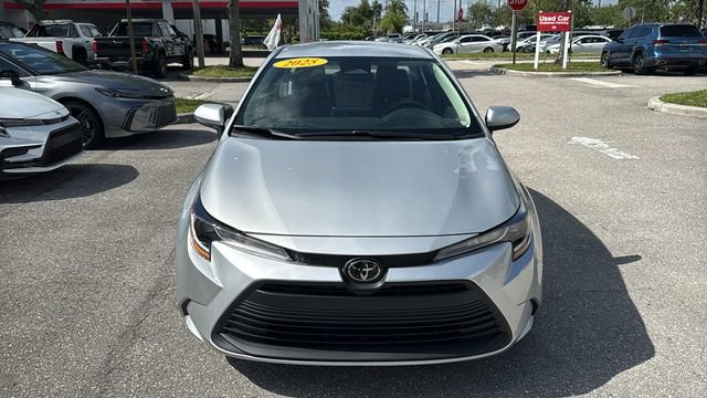 Certified Used 2025 Classic Silver Toyota LE image 2