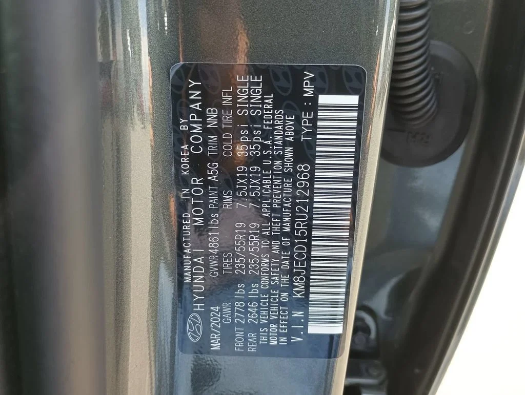 Used 2024 Gray Hyundai Limited image 34