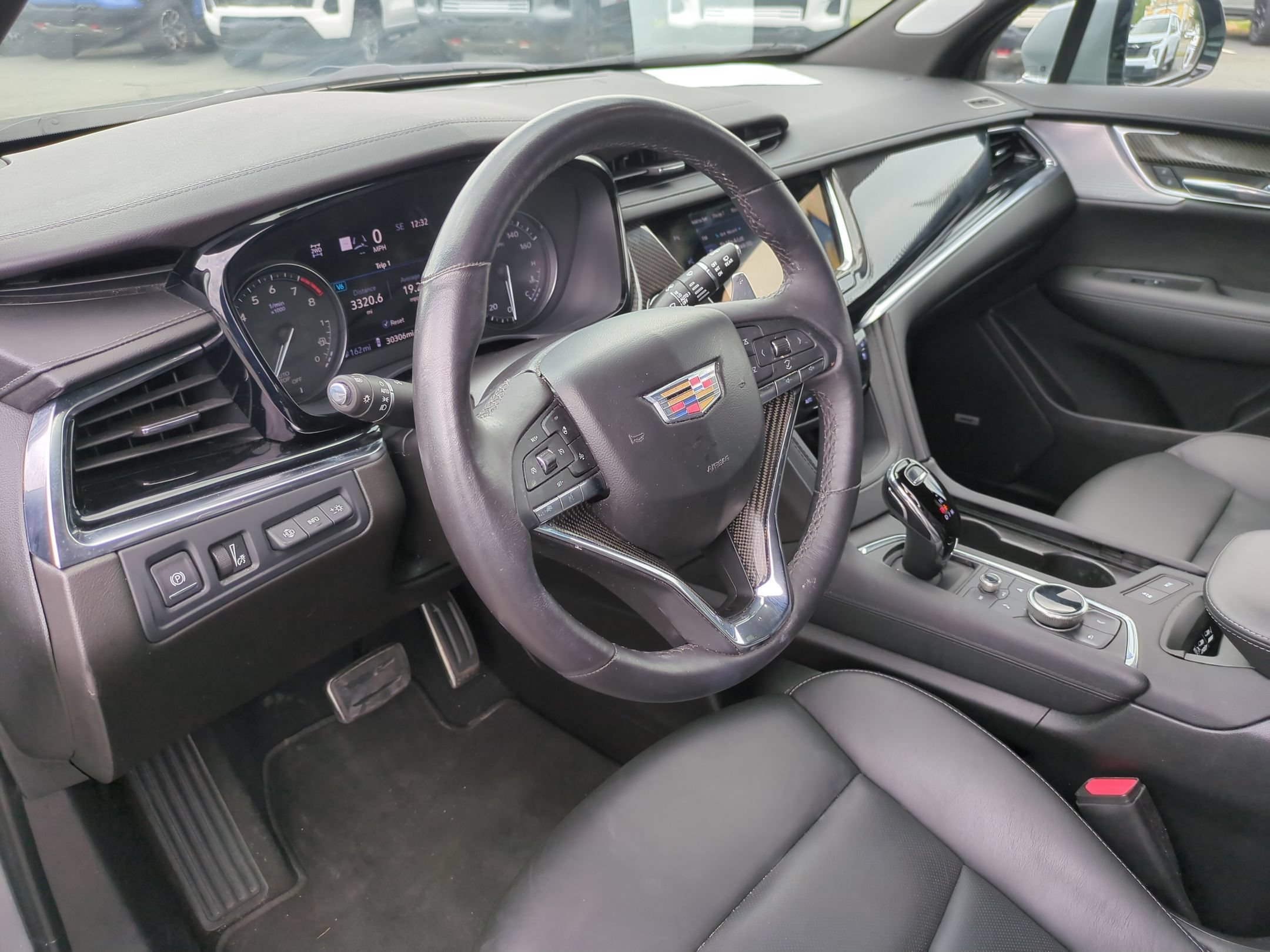 Used 2023 Argent Silver Metallic Cadillac AWD Sport image 16