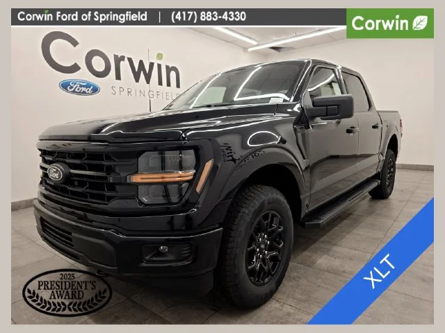 New 2026 Agate Black Metallic Ford XLT image 1