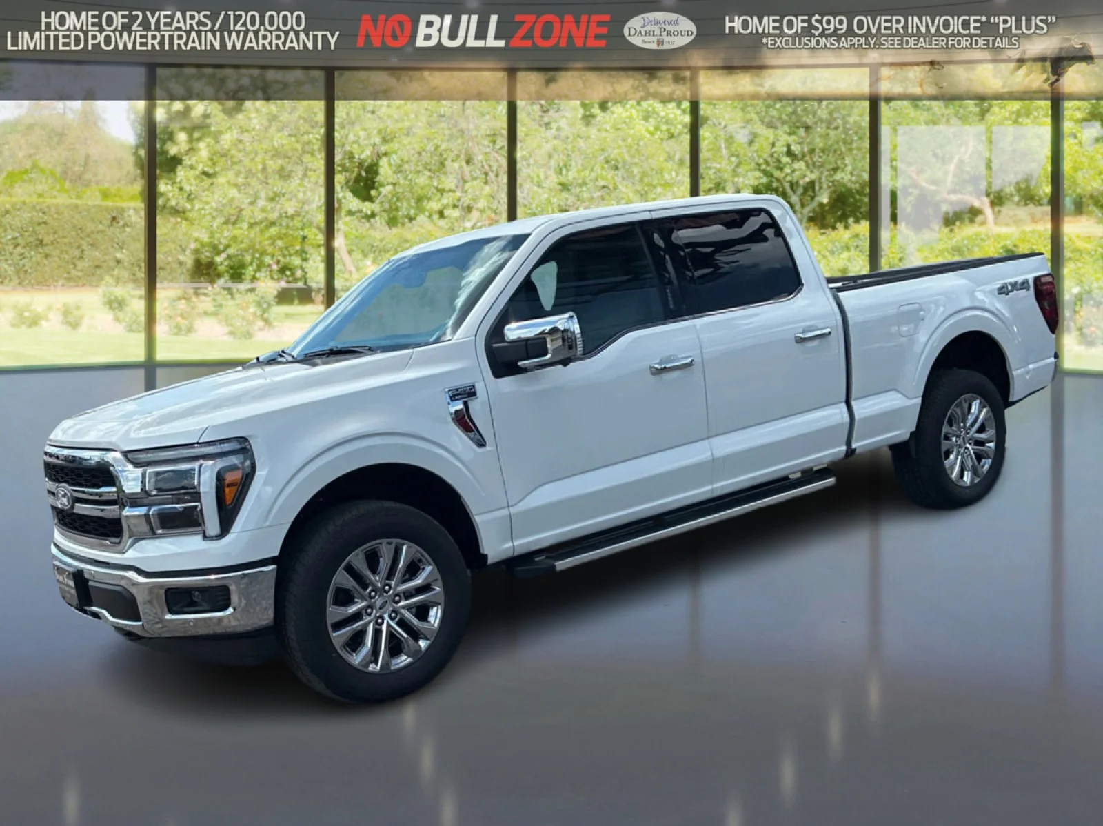New 2026 Star White Metallic Tri-Coat Ford Lariat® image 1