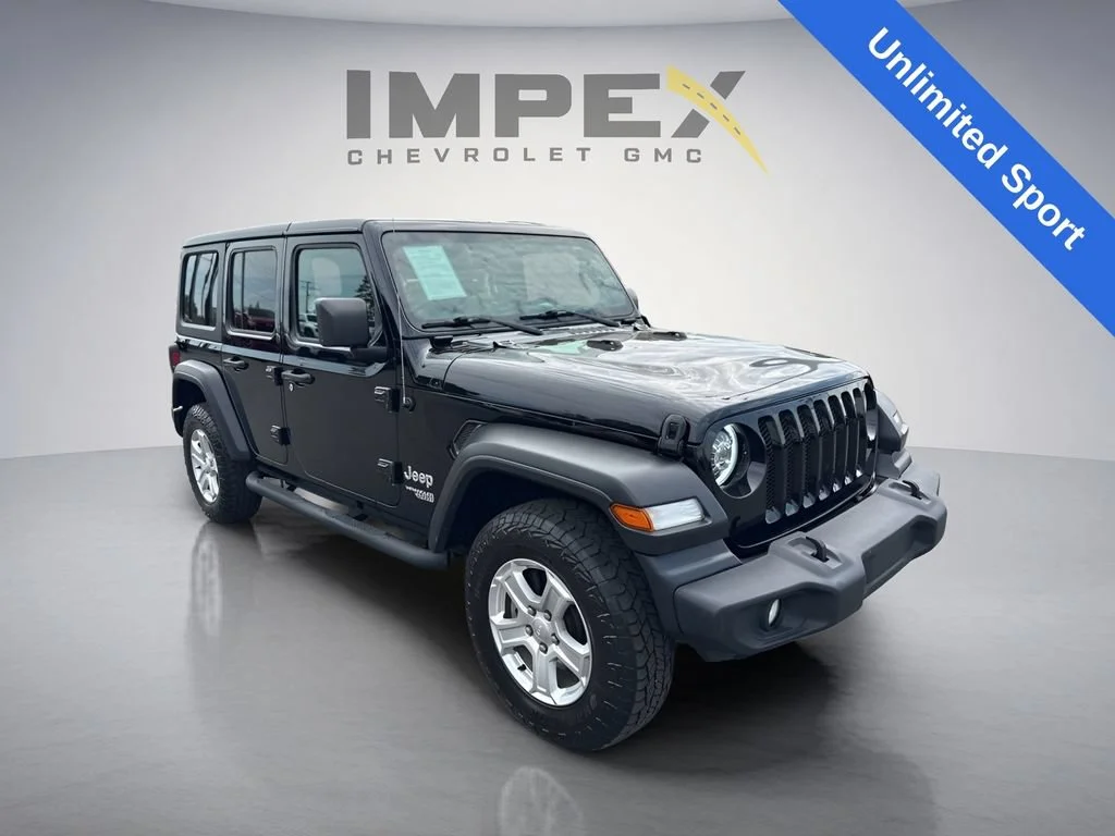 Used 2021 Black Jeep Unlimited Sport S image 7