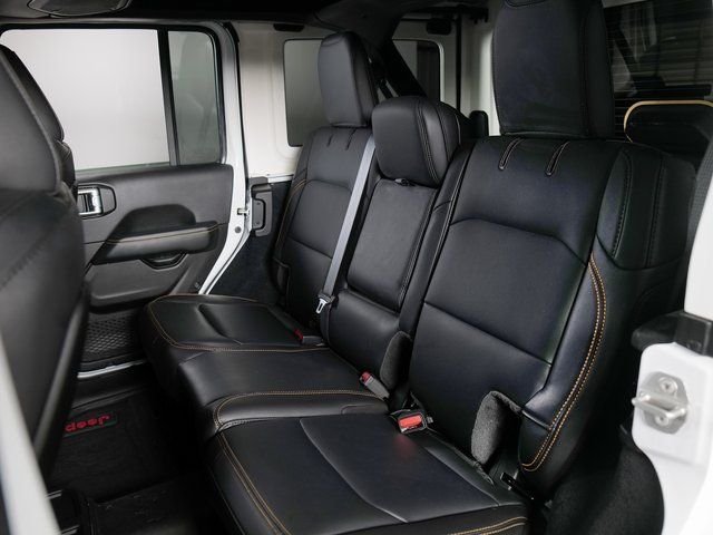 Used 2024 Bright White Clearcoat Jeep Sahara image 5