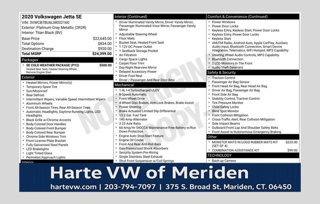 2020 Volkswagen Jetta SE
