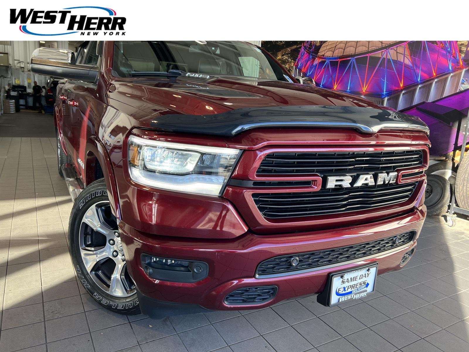 Used 2019 Delmonico Red Pearlcoat Ram Laramie image 1