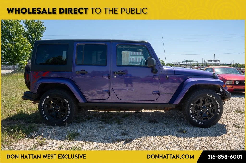 Used 2016 Purple Jeep Unlimited Sahara image 25