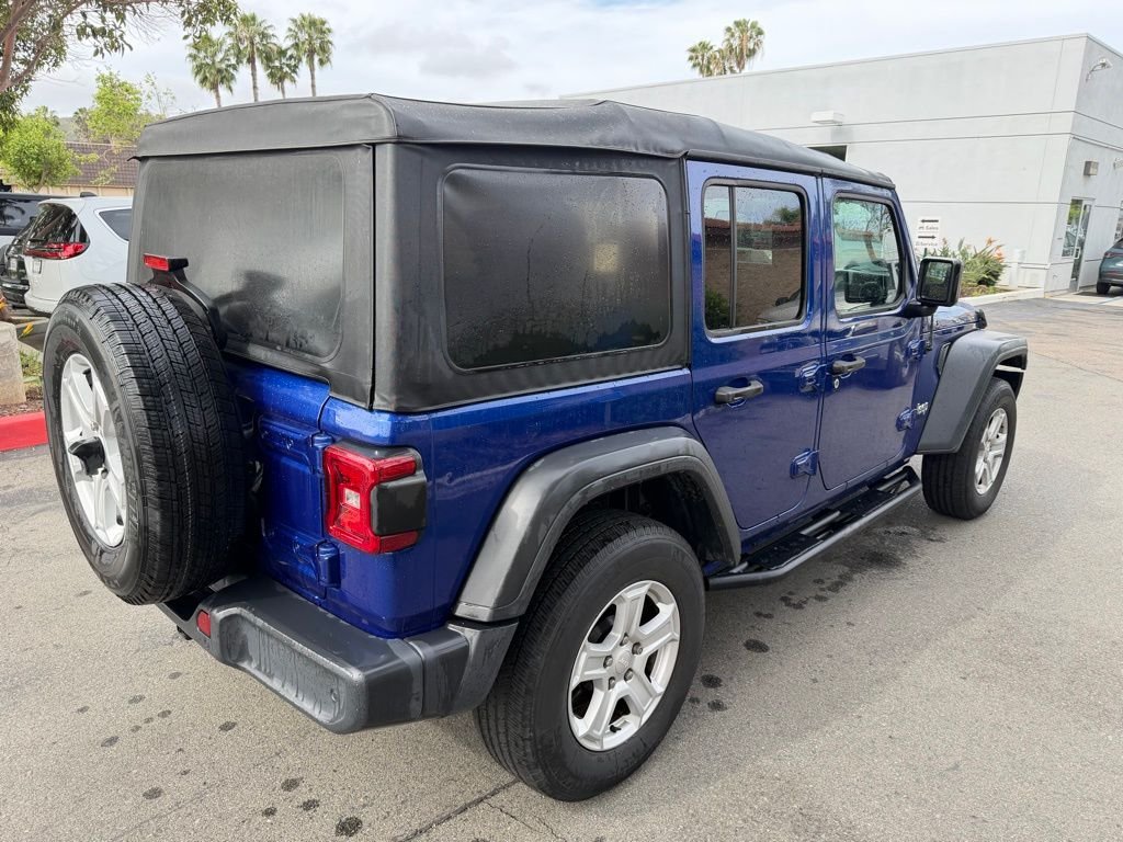 Used 2020 Blue Jeep Unlimited Sport S image 15