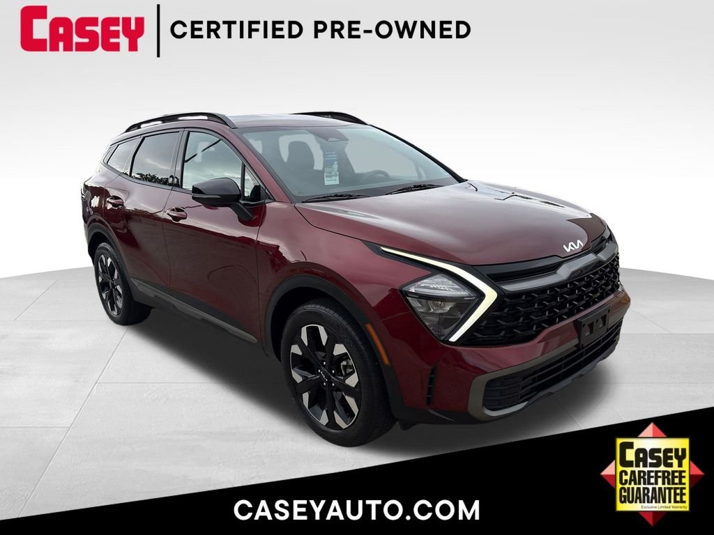 Certified Used 2023 Red Kia X-Line image 1