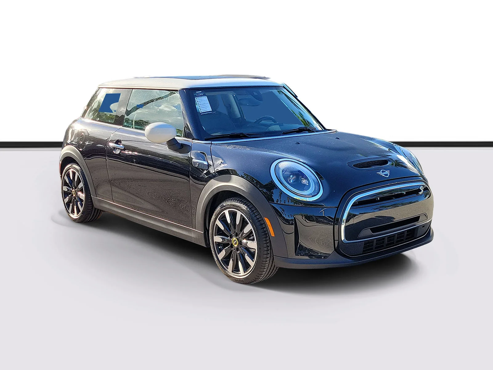 Certified Used 2024 Midnight Black MINI Cooper SE image 1