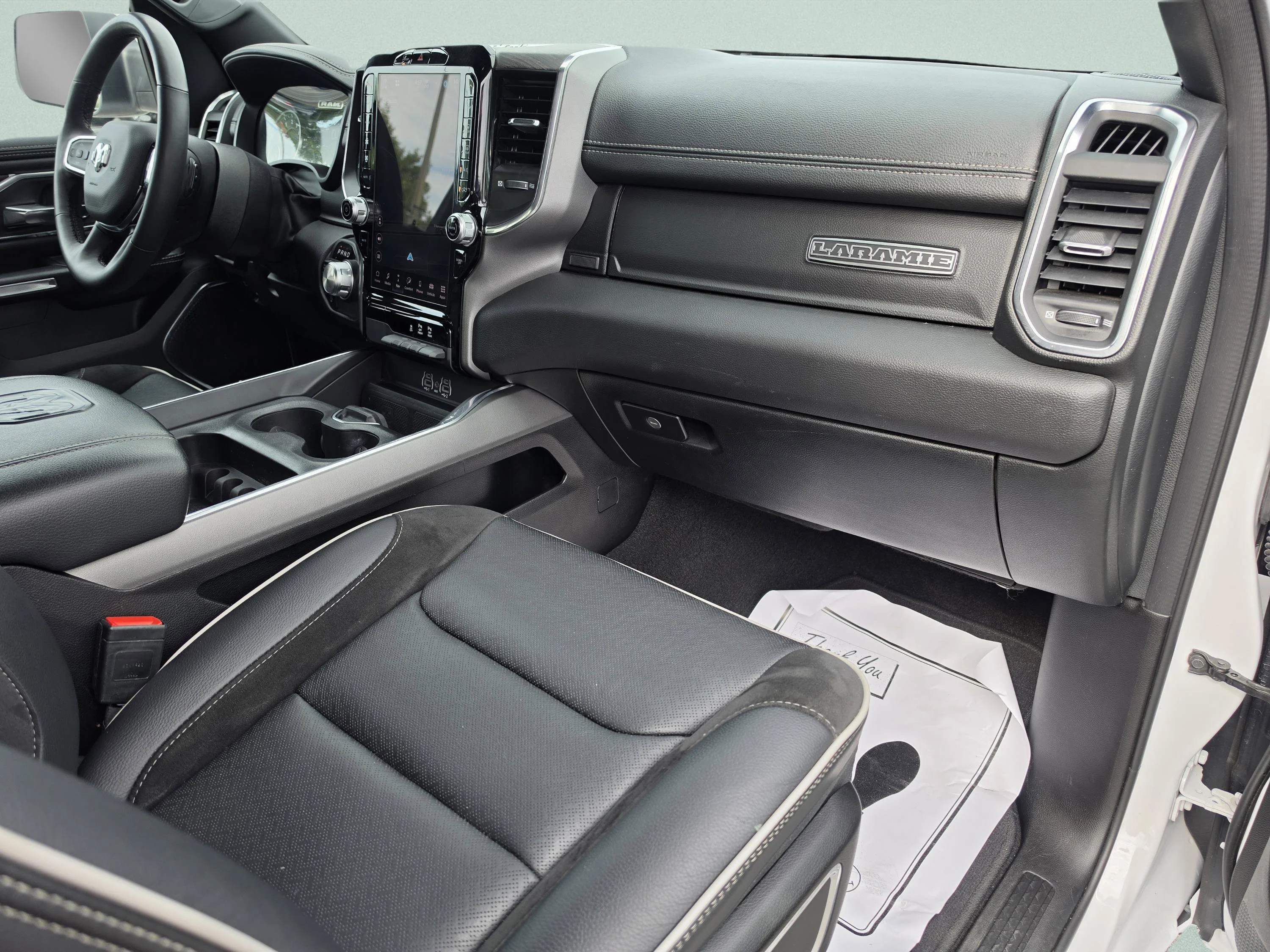 Used 2025 Bright White Clearcoat Ram Laramie image 18