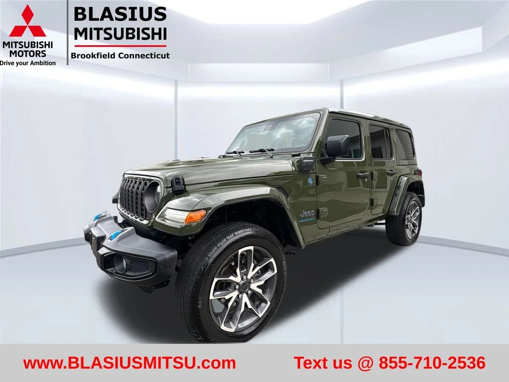 Used 2024 Green Jeep Sport S 4xe image 1