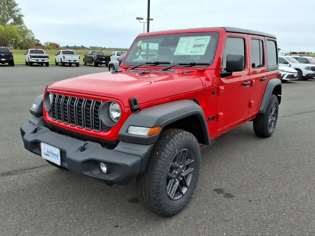 New 2026 Red Jeep Sport RHD image 3
