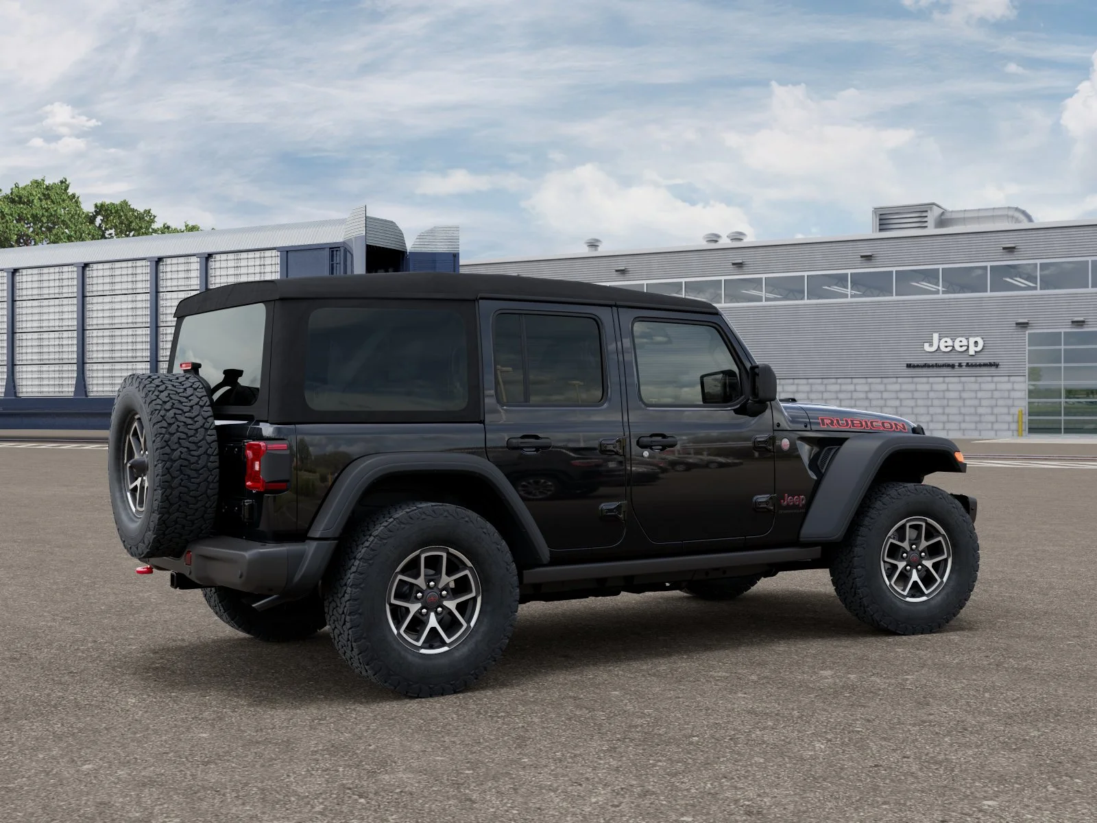 New 2027 Black Clearcoat Jeep Rubicon image 4