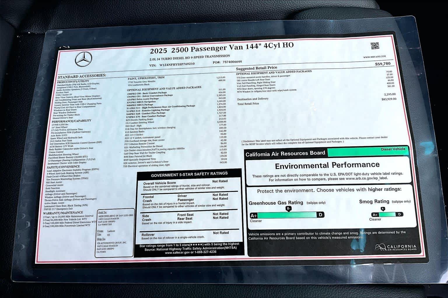 2025 Mercedes-Benz Sprinter Passenger Van Base - Photo 54