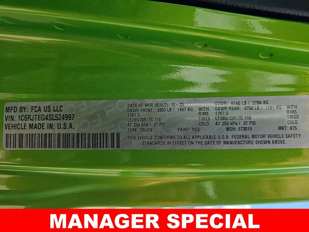 New 2025 Mojito Exterior Paint Jeep Mojave image 41