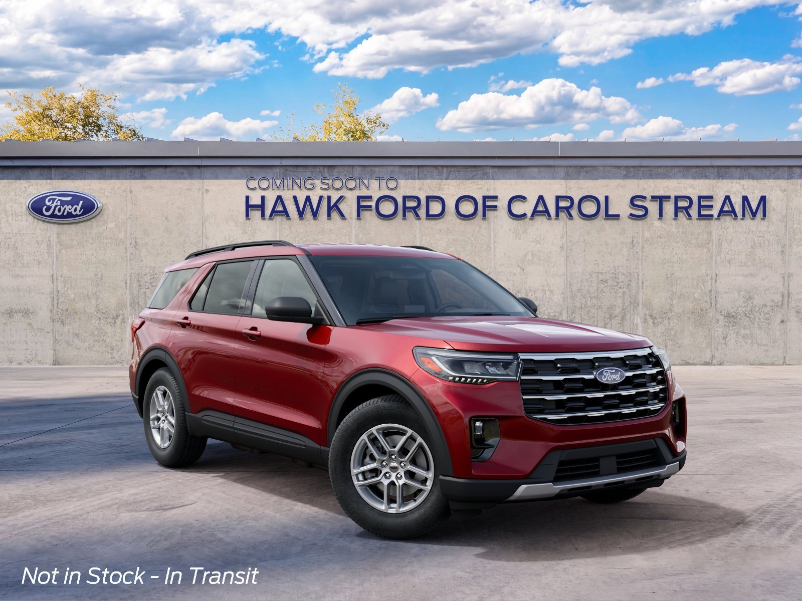 New 2027 Ruby Red Metallic Tinted Clearcoat Ford Active image 4