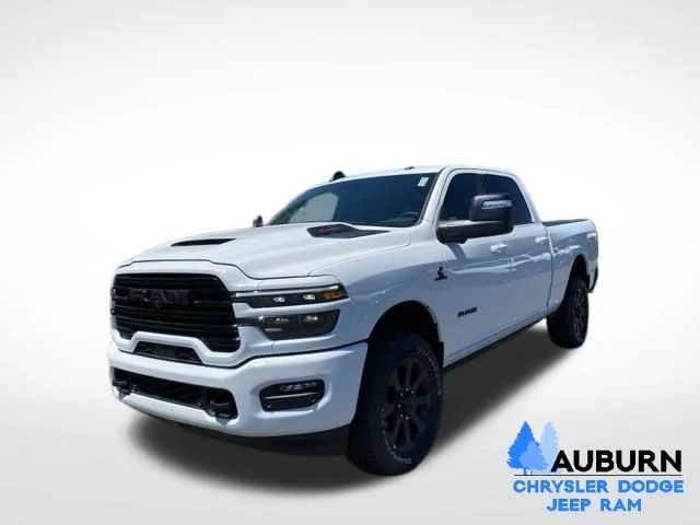 New 2026 Bright White Clear-Coat Exterior Paint RAM LARAMIE image 3