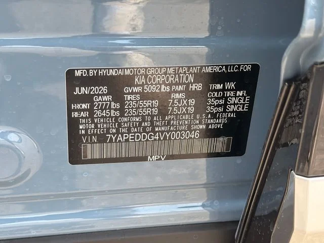 New 2027 Heritage Blue Kia SX Prestige image 26