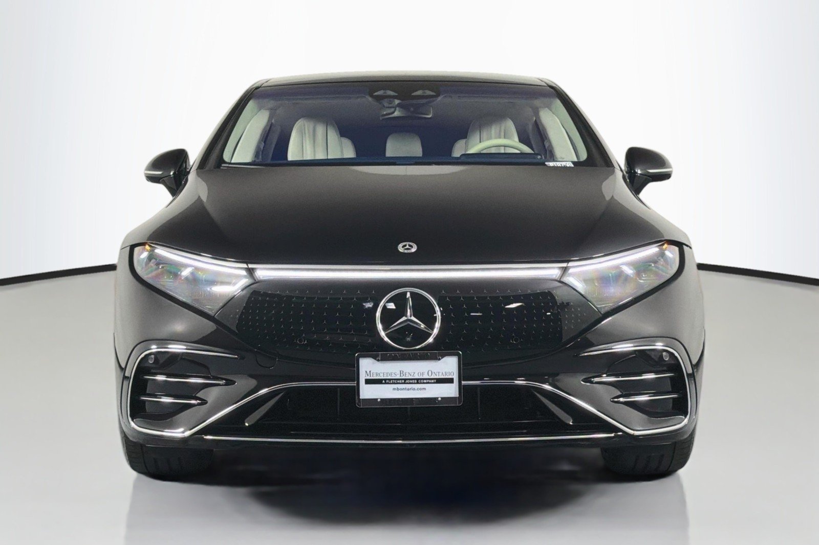 Certified Used 2023 Obsidian Black Metallic Mercedes-Benz EQS 450+ image 2
