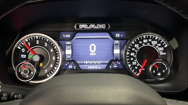 Used 2019 Diamond Black Crystal Pearlcoat Ram Laramie image 16