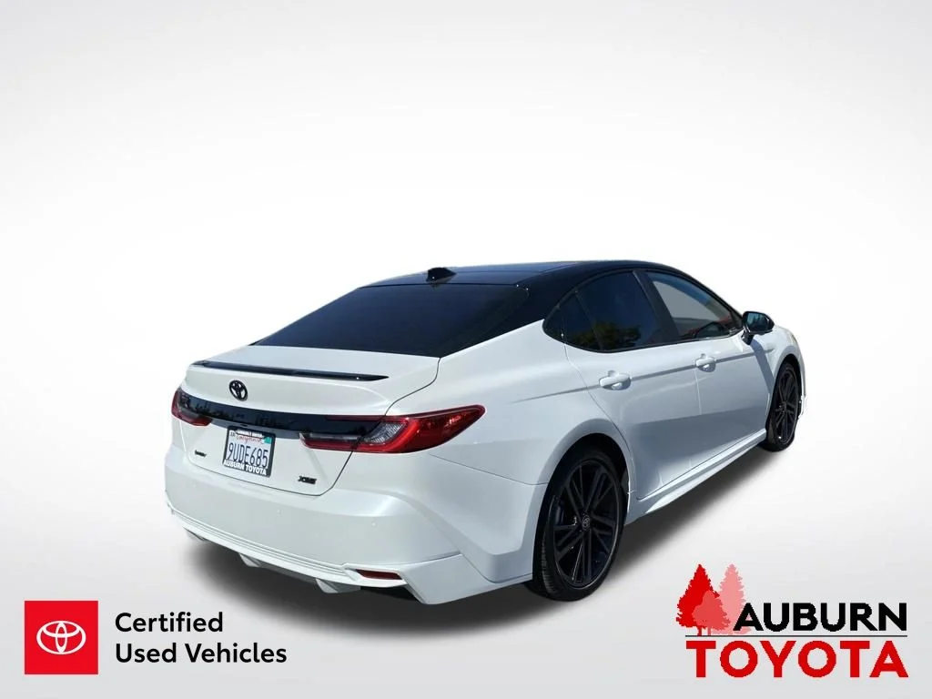 Certified Used 2025 Midnight Black Metallic Toyota XSE image 8