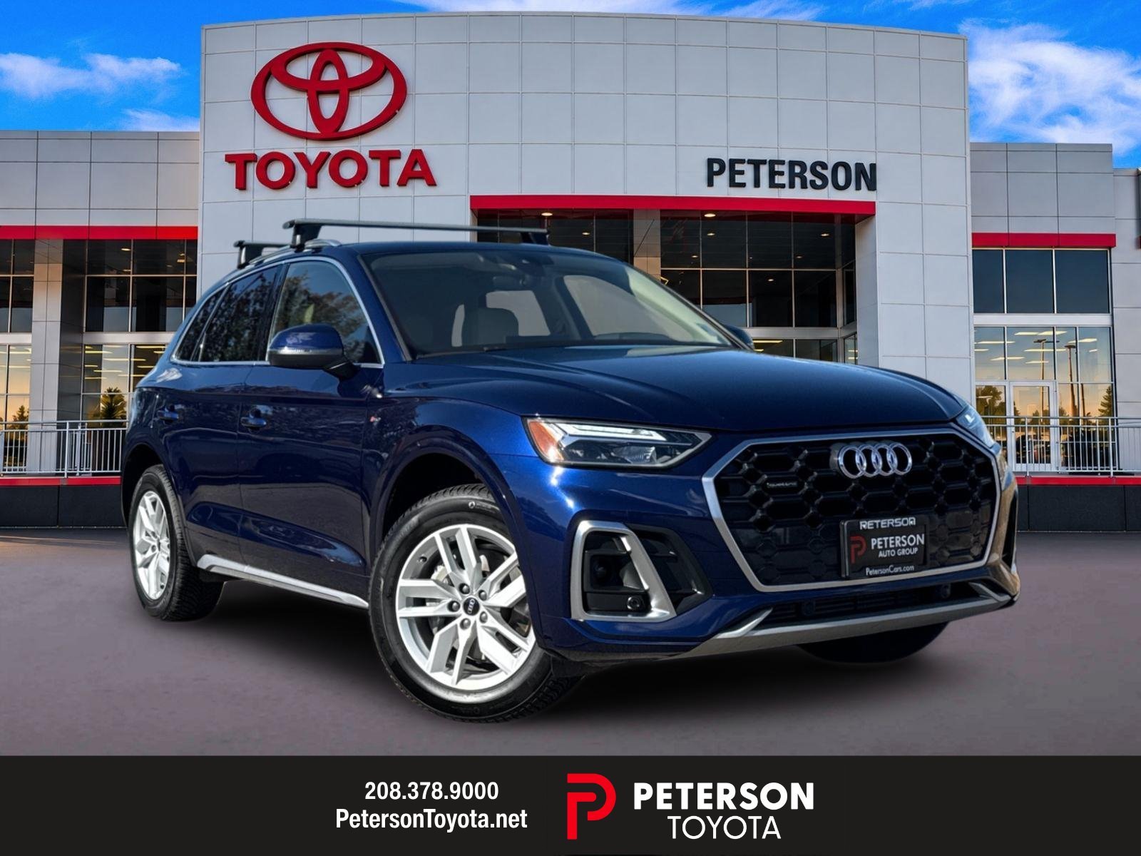 Used 2023 Blue Audi 45 S line Premium image 1