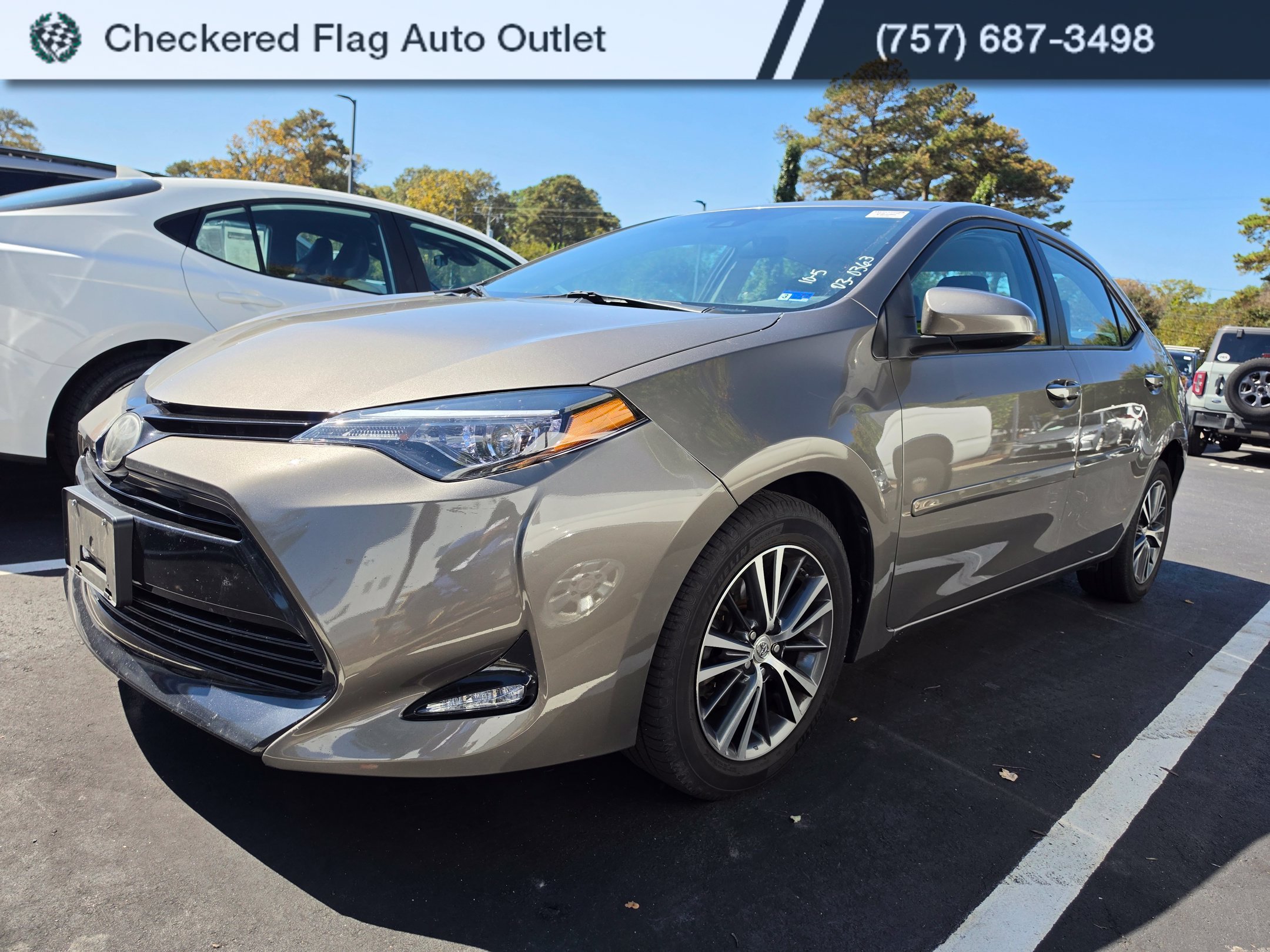 Used 2018 Falcon Gray Metallic Toyota LE image 1