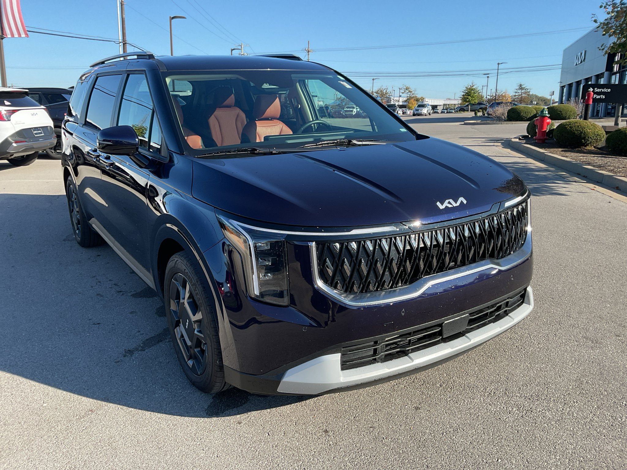 Used 2026 Deep Chroma Blue Kia EX image 2