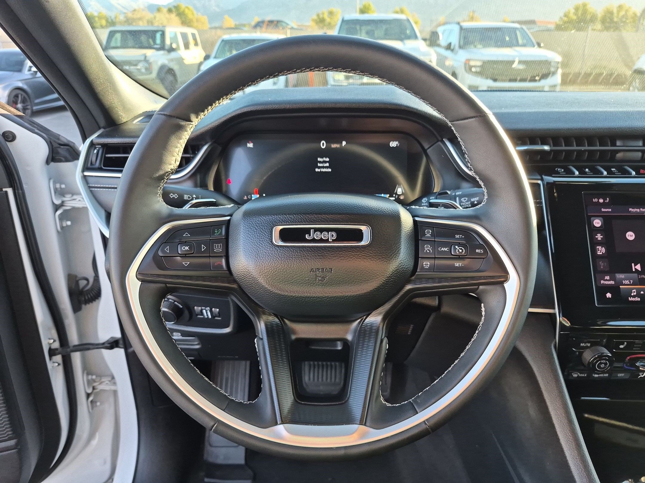 Used 2025 Bright White Clearcoat Jeep Altitude image 16