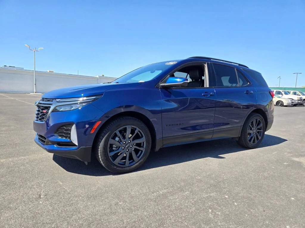 Used 2022 Blue Glow Metallic Chevrolet RS image 2