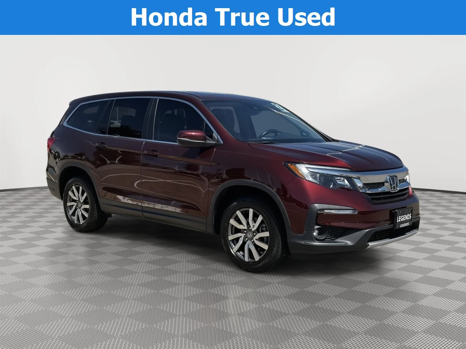 Used 2021 Deep Scarlet Pearl Honda EX-L image 1